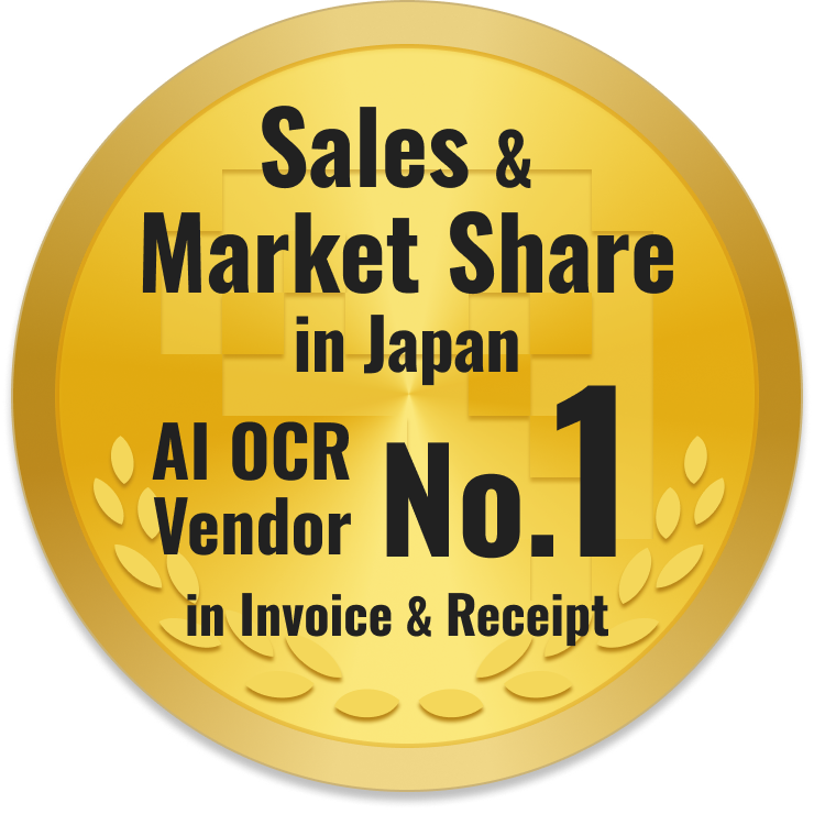 Sales&Market Share in Japan AI OCR Vendor No.1